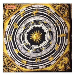 Jackie Kennedy Zodiac Silk Scarf ReplicaCamrose & Kross, Black. Original Package